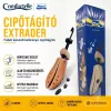 Comfortelle Movi Extrader fából készült kétirányú mechanikus cipőtágító és bütyöktágító betétek a kék termékcsomagolás mellett bemutatva.