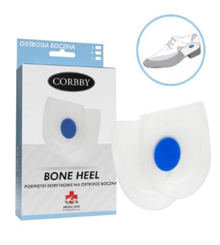 Szilikon sarokcsésze sarkantyú esetére