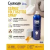 Comfortelle Movi DryCleaner száraz folttisztító spray bőr, velúr, nubuk és textil anyagokhoz, fehér tornacipő és női táska mellett.