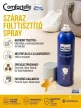 Comfortelle Movi DryCleaner száraz folttisztító spray bőr, velúr, nubuk és textil anyagokhoz, fehér tornacipő és női táska mellett.