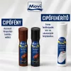Movi cipőfény és cipőfehérítő bőr- és vászoncipők ápolásához, azonnali fényesítéshez és felújításhoz