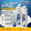 Comfortelle Movi Shoe-White folyékony cipőfehérítő felhordó szivaccsal, fehér bőr és vászon sportcipők felújításához és tisztításához.