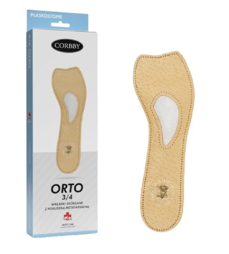 Női 3/4-es bőr talpbetét